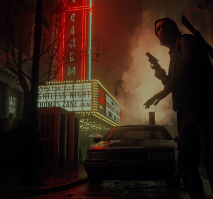 Alan Wake 2 screenshot showing Alan Wake exploring the Dark Place