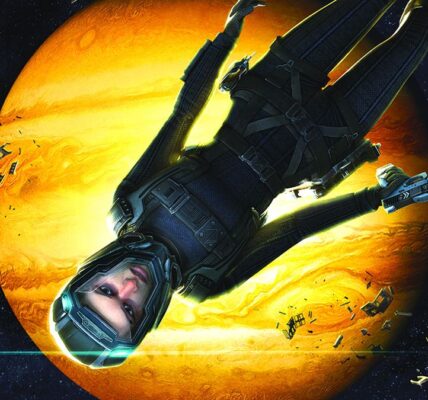 The Expanse: A Telltale Series key art featuring Camina Drummer in space