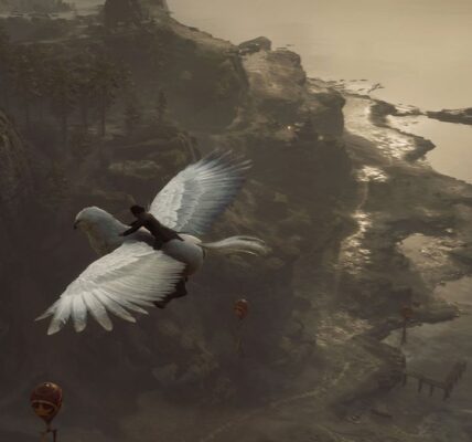 Highwing the white Hippogriff in Hogwarts Legacy